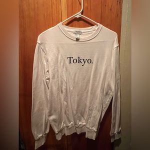 Size Small Forever 21 Men crew neck sweater Tokyo logo